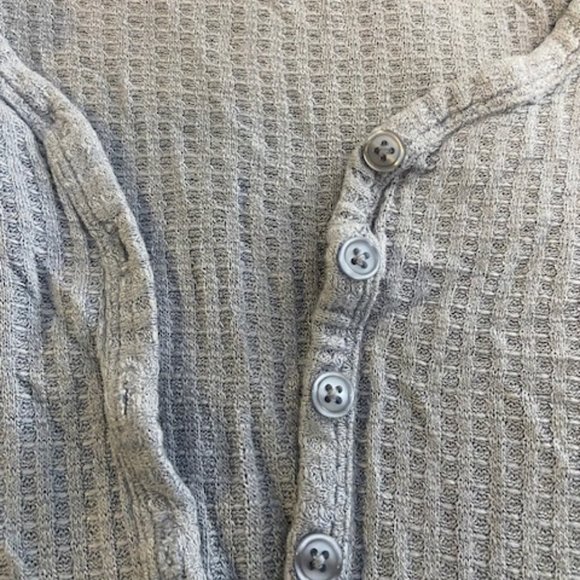 Blue Ribbed Nightgown - Picture 3 of 3